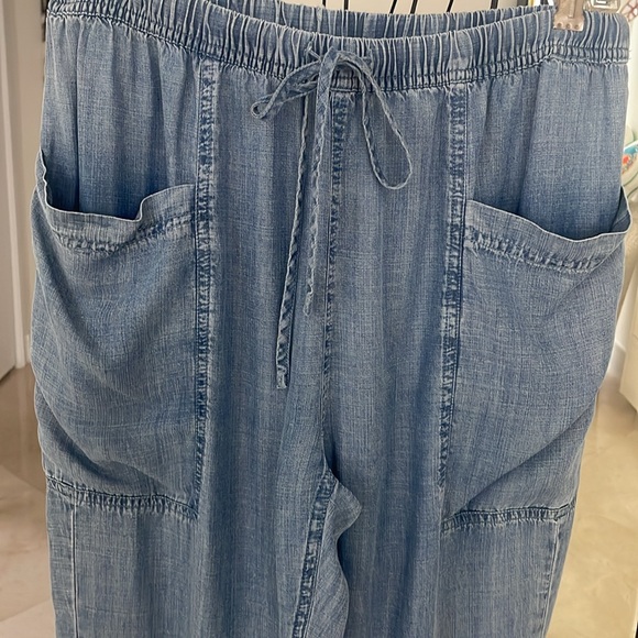 SPLENDID ANGIE INDIGO CHAMBRAY PANT - Picture 4 of 12